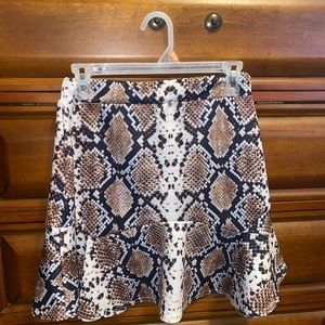 Nasty Gal Snakeskin skirt!